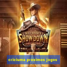 criciuma proximos jogos