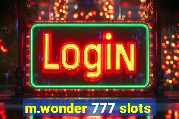 m.wonder 777 slots