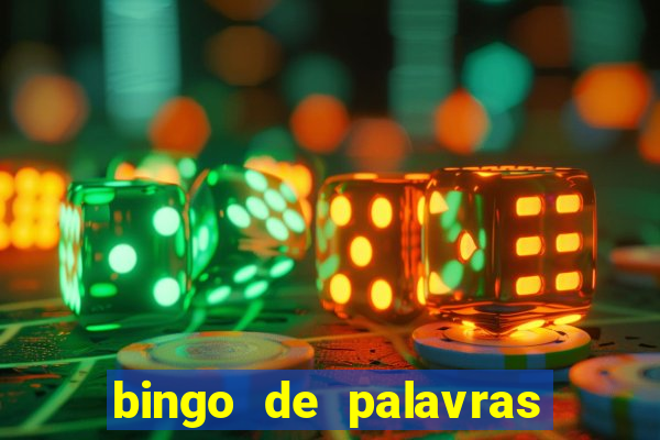 bingo de palavras de natal